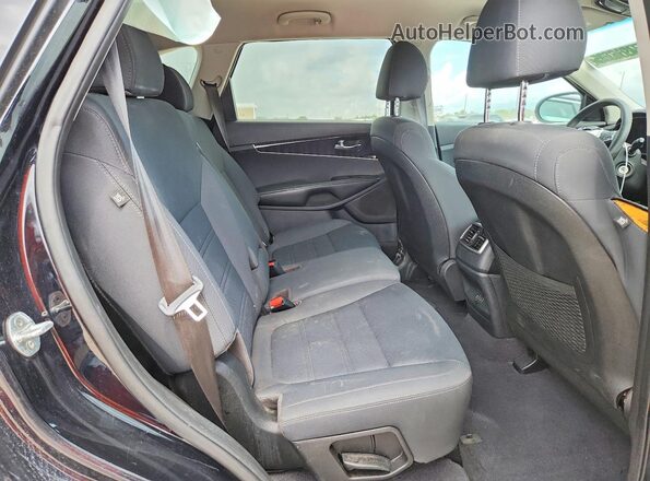 5XYPG4A35KG569496 2019 KIA SORENTO Black ძრავის განყოფილების ხედი