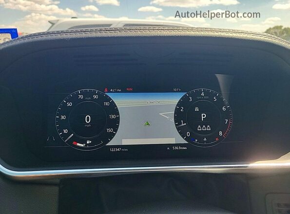 SALGR2RV5JA501596 2018 LAND ROVER RANGE Белый Вид щитка приборов