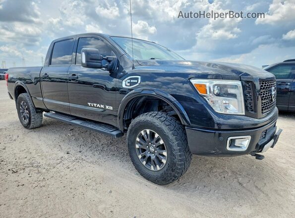 1N6BA1F41JN533840 2018 NISSAN TITAN Black Դիմացի տեսք