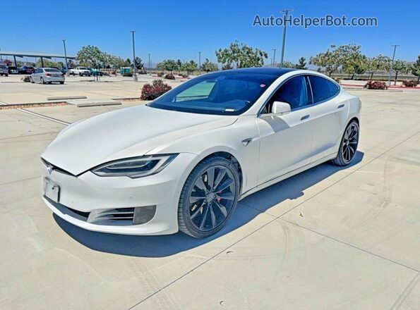 5YJSA1E47MF427870 2021 TESLA MODEL S White Tył prawy