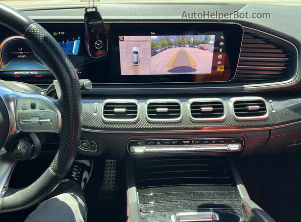 4JGFD6BB2MA527324 2021 MERCEDES-BENZ GLE White Rear interior view