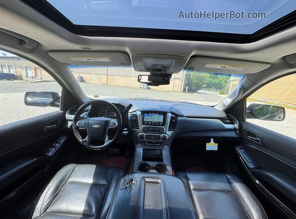 1GNSKHKC7KR132008 2019 CHEVROLET SUBURBAN Black Вид задніх сидінь