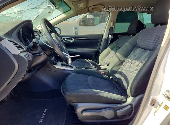 3N1AB7AP8KY340026 2019 NISSAN SENTRA White Vista del cuadro de instrumentos