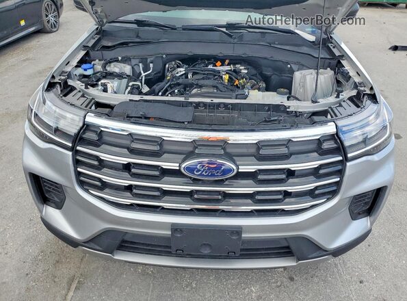 1FMUK7DH8SGA18997 2025 FORD EXPLORER Silver Vista de la etiqueta del VIN