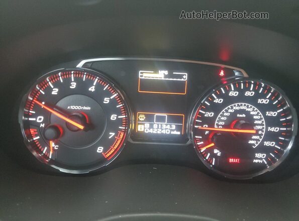 JF1VA1A68K9828765 2019 SUBARU WRX Черный Вид задних сидений