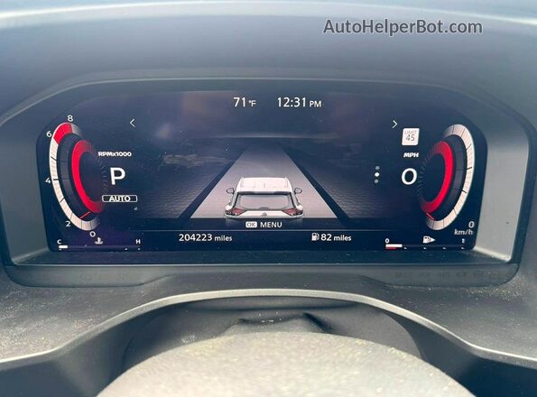 JN8BT3DDXPW306777 2023 NISSAN ROGUE Black Instrument cluster view