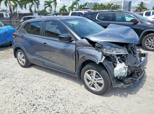 3N1CP5BV3RL478902 2024 NISSAN KICKS Gray Դիմացի տեսք