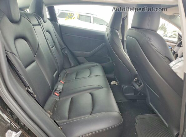 5YJ3E1EA2PF506821 2023 TESLA MODEL Черный Вид задней части салона