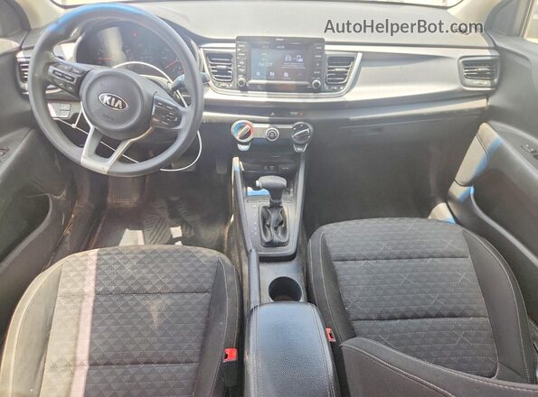3KPA25AB1KE218793 2019 KIA RIO Blue Vista del cuadro de instrumentos