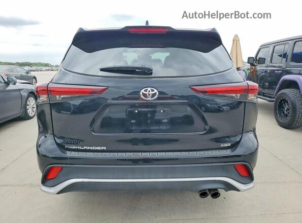 5TDKDRAHXRS541914 2024 TOYOTA HIGHLANDER Black Սալոնի դիմացի տեսք