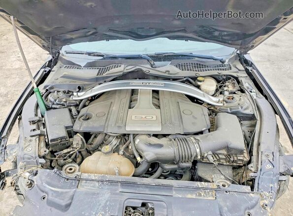 1FA6P8CF2L5127172 2020 FORD MUSTANG Black Շարժիչի բաժամունքի տեսք