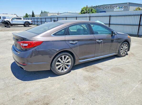 5NPE34AF4GH431302 2016 HYUNDAI SONATA Gray Front right