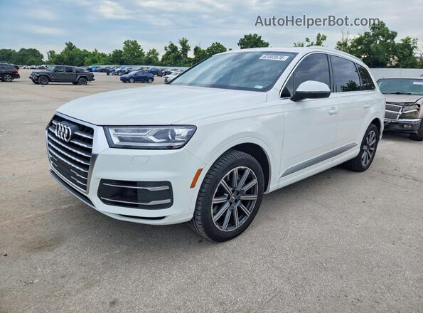 WA1AAAF76JD005400 2018 AUDI Q7 Белый Задняя левая четверть
