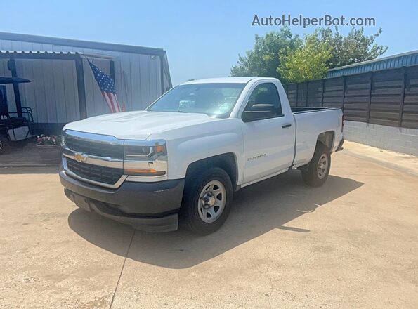1GCNCNEH4JZ126674 2018 CHEVROLET SILVERADO White Tył prawy