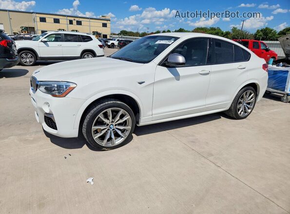 5UXXW7C53J0W64483 2018 BMW X4 White Հետևի ձախ