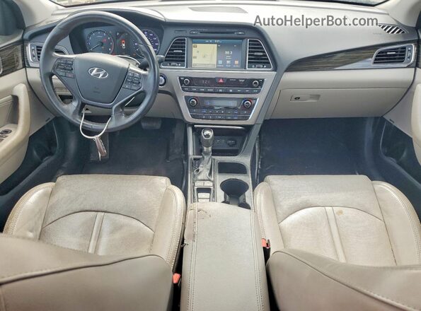 5NPE34AF1HH466221 2017 HYUNDAI SONATA Silver Vista del cuadro de instrumentos