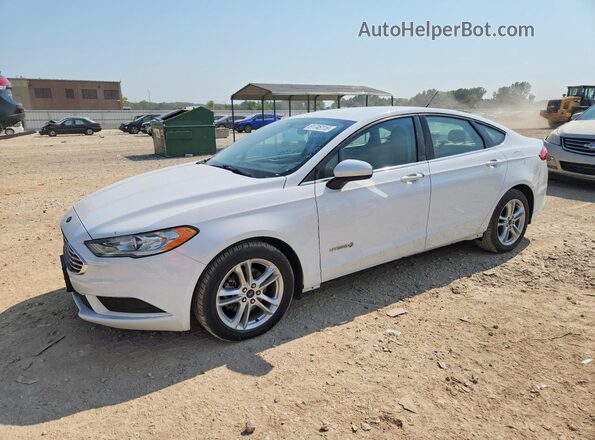 3FA6P0UU3JR141834 2018 FORD FUSION Белый Задняя левая четверть