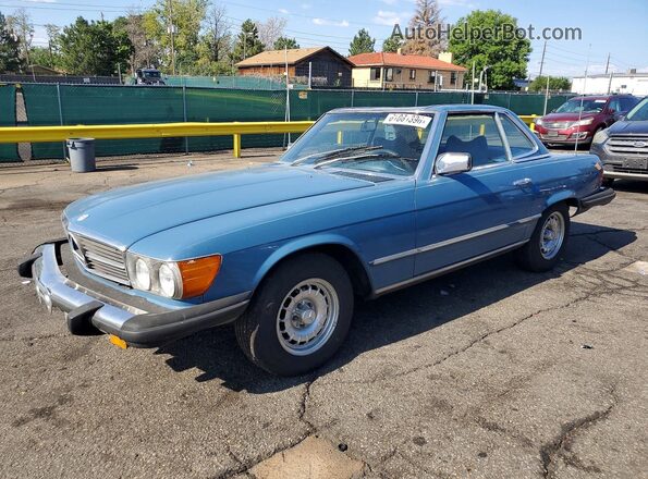 10704412057185 1979 MERCEDES-BENZ 450 Синий Задняя левая четверть