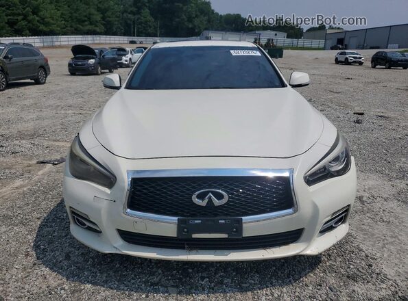 JN1EV7AR5HM837976 2017 INFINITI Q50 White Հետևի տեսք