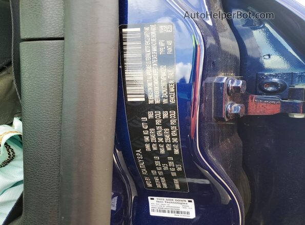 ZACNJCBB7MPM43262 2021 JEEP RENEGADE Blue Панорамний вид салону 360°
