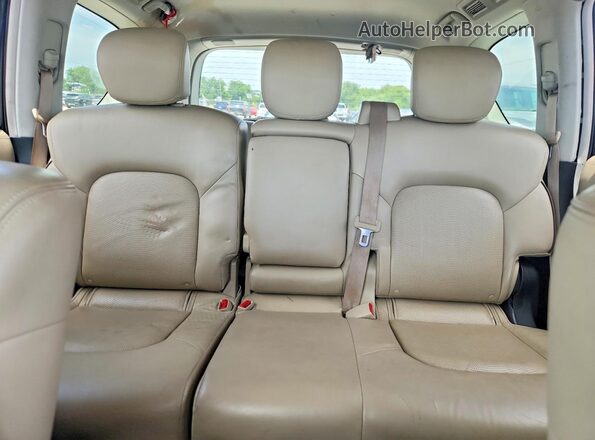 JN8AY2ND7J9057494 2018 NISSAN ARMADA Black Widok wnętrza z tyłu