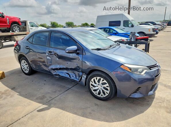 2T1BURHE1GC637920 2016 TOYOTA COROLLA Синий Вид спереди
