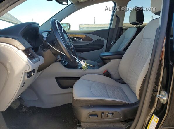 3GKALUEU2JL222689 2018 GMC TERRAIN Black Widok deski rozdzielczej