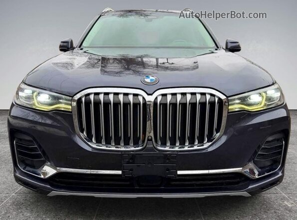 5UXCW2C52KLB43713 2019 BMW X7 Gray 