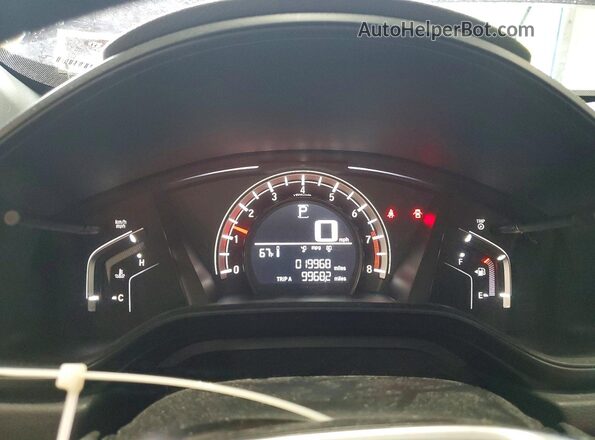 2HKRW6H38KH205529 2019 HONDA CR-V Темно-бордовый Вид задних сидений