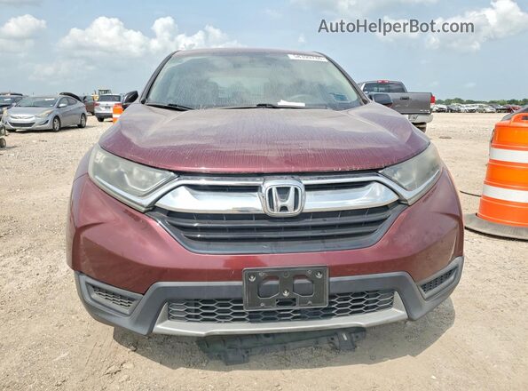2HKRW5H36JH426765 2018 HONDA CR-V Red Rear view