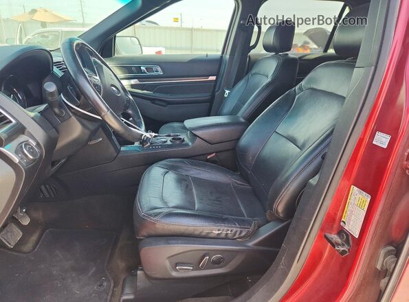 1FM5K7F85GGA11580 2016 FORD EXPLORER Red Առջևի վահանակի տեսք