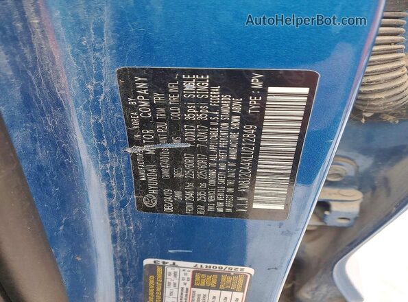 KM8J2CA4XLU212849 2020 HYUNDAI TUCSON Blue Vista interior de 360 grados