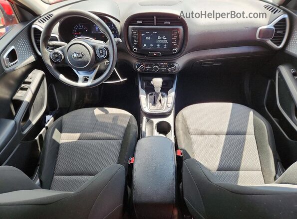 KNDJ23AU5L7093191 2020 KIA SOUL Red Սարքավորումների վահանակի տեսք