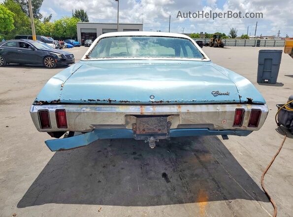 156690Y103316 1970 CHEVROLET CAPRICE Blue უკანა ხედი