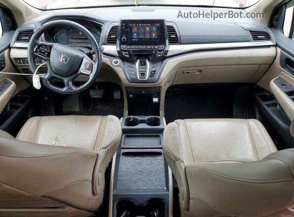 5FNRL6H70KB048637 2019 HONDA ODYSSEY Burgundy Widok zestawu wskaźników