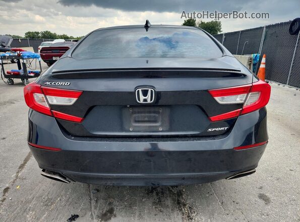 1HGCV1F37JA048226 2018 HONDA ACCORD Black Front interior view