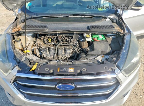 1FMCU9J9XHUD47404 2017 FORD ESCAPE Silver Widok naklejki z numerem VIN