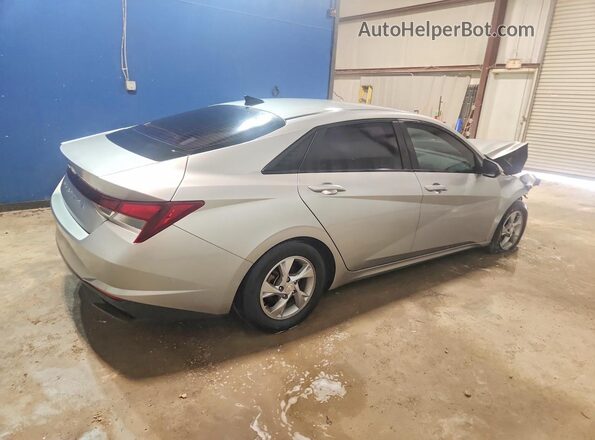 5NPLL4AG4MH016024 2021 HYUNDAI ELANTRA Серебряный Передняя правая четверть