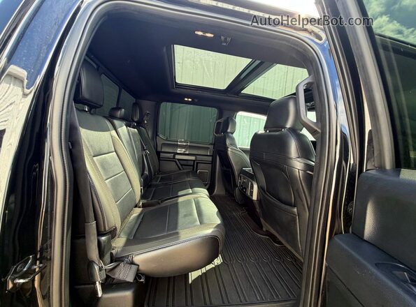 1FTFW1RG2KFB90303 2019 FORD F150 Black წინა სალონის ხედი