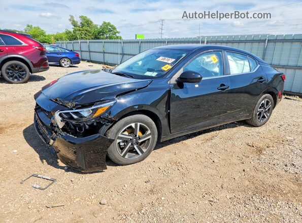 3N1AB8CV2SY341058 2025 NISSAN SENTRA Black Rear left