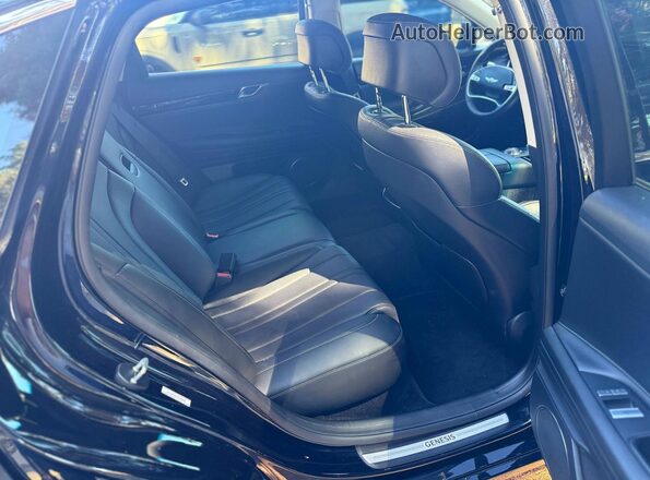 KMTGB4SC0PU196002 2023 GENESIS G80 Черный Вид салона спереди