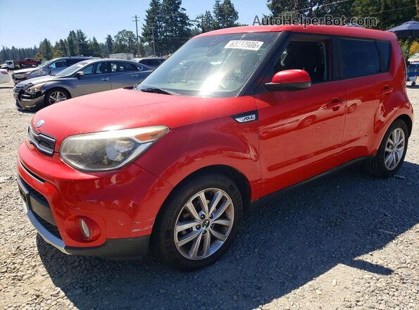 KNDJP3A51J7528196 2018 KIA SOUL Красный Задняя левая четверть