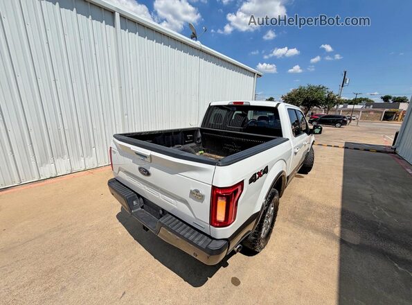 1FTEW1E4XKFA22142 2019 FORD F150 White Front view