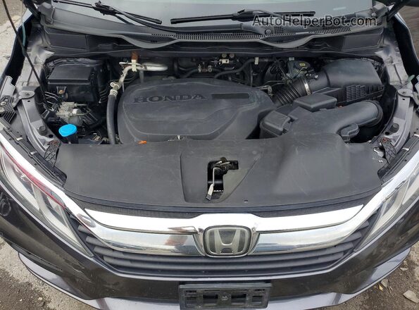 5FNRL6H56JB033217 2018 HONDA ODYSSEY Gray Widok naklejki z numerem VIN