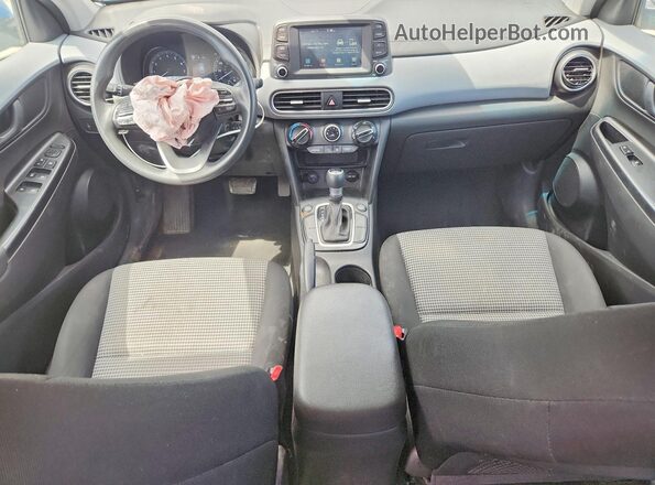 KM8K1CAAXKU287126 2019 HYUNDAI KONA Blue ხელსაწყოთა პანელის ხედი