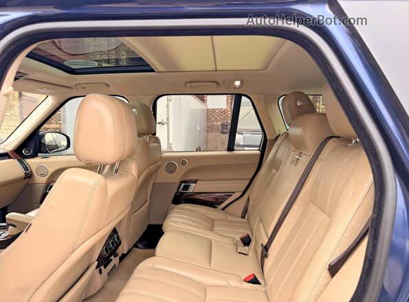 SALGS2VF5GA263311 2016 LAND ROVER RANGE Blue Вид задніх сидінь