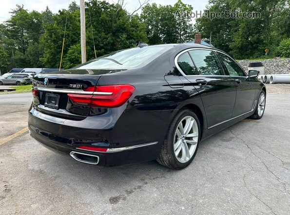 WBA7F2C31HG422888 2017 BMW 7 SERIES Blue Delantero derecho