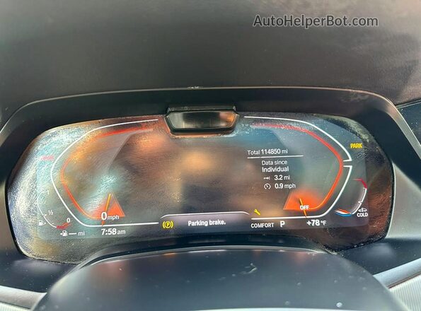 5UXCY6C05N9L63884 2022 BMW X6 Black Vista de los asientos traseros