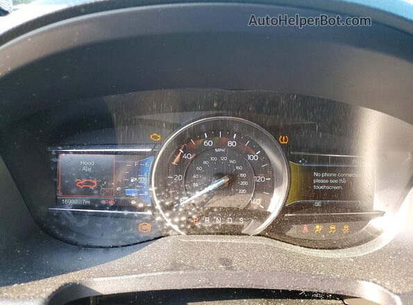 1FM5K8GT1GGC89384 2016 FORD EXPLORER Black Հետևի նստատեղերի տեսք