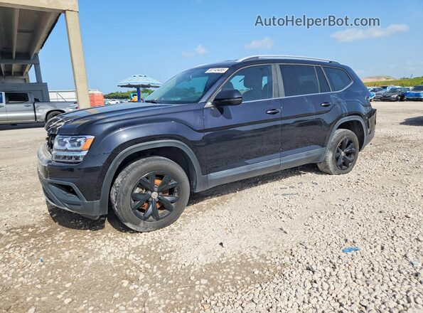 1V2AP2CA2JC541193 2018 VOLKSWAGEN ATLAS Черный Задняя левая четверть